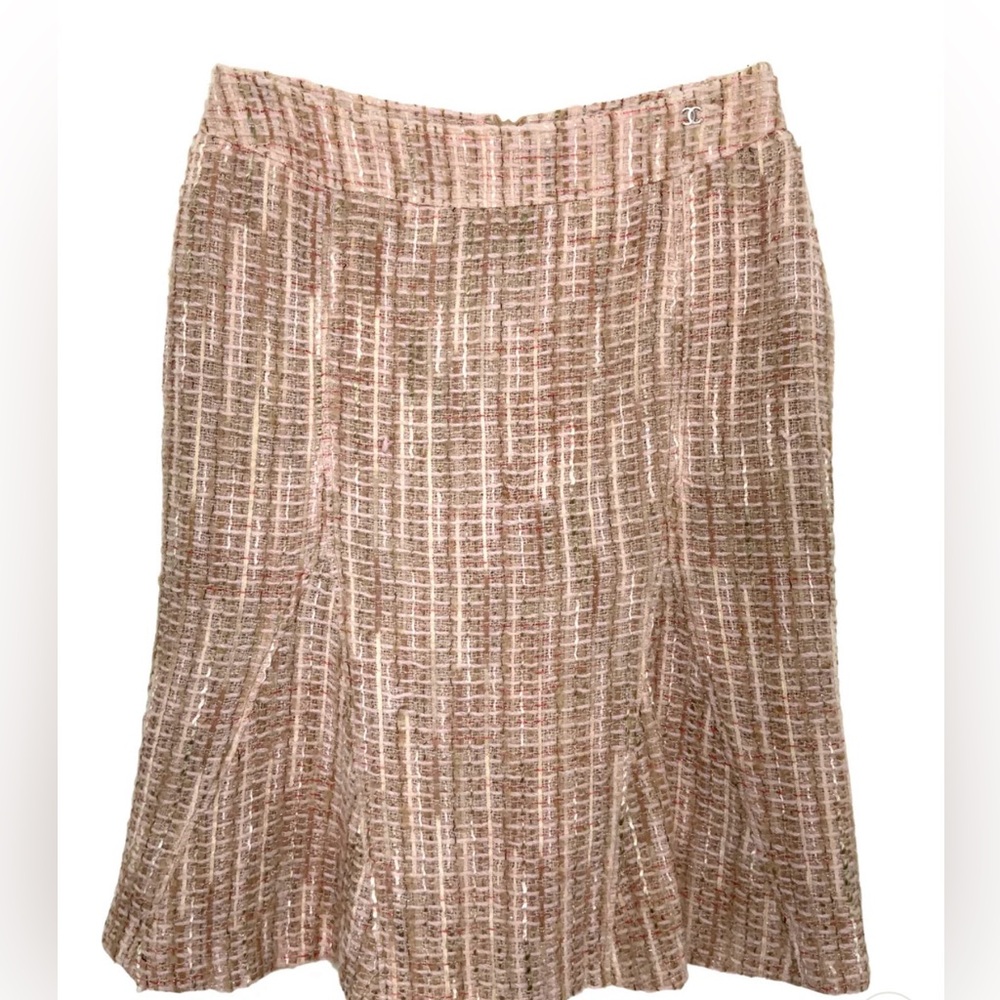 CHANEL 99C Tweed Skirt Size M
